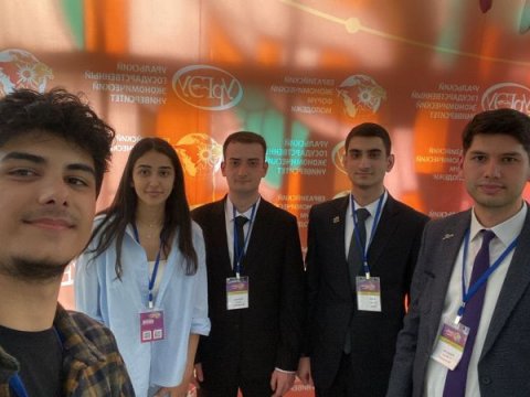 UNEC tələbələri Beynəlxalq İqtisadi Gənclər Elmi Forumunun qalibi oldular