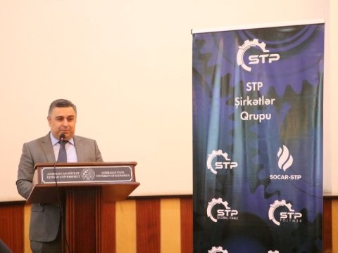 Sumqayıt Texnologiyalar Parkının nümayəndələri UNEC-də olub-FOTOLAR