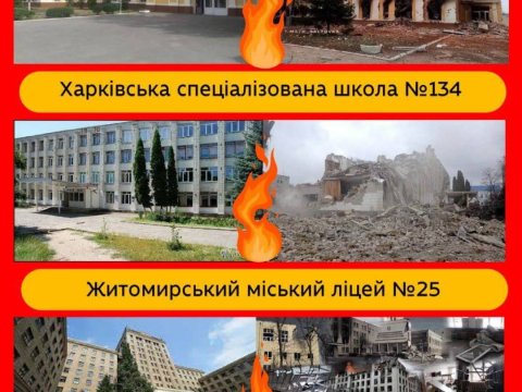 161 təhsil müəssisəsi tamamilə dağıdılıb,fosforlu silahlarla hücum edilir