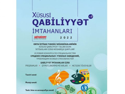 Qabiliyyət imtahanları jurnalı-nın 2-ci sayı nəşr edilib
