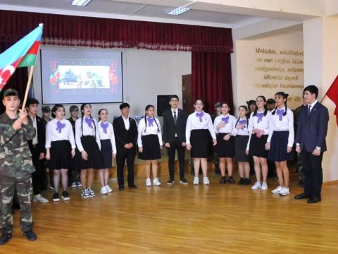 Məktəblərdə “Zəfər tarixi” konfransları keçirilir