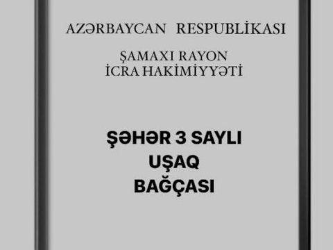 Uşağa qarşı zorakılığa görə bağça müdiri və aşpaz CƏZALANDIRILDI  
