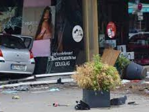 Erməni sürücünün törətdiyi qəzada 1 müəllim ölüb, 14 şagird yaralanıb-FOTOLAR