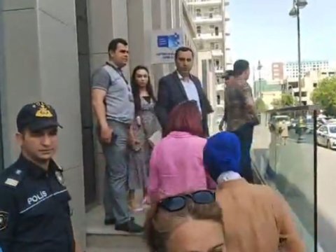 DİM-in qarşısında etiraz aksiyası - VİDEO