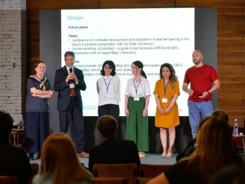 AzTU-nun professoru DAAD-ın Tbilisi Regional Ofisinin açılışında iştirak edib-FOTO