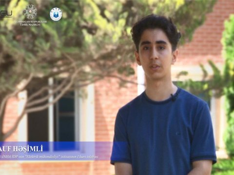 “BMU-İNHA İkili Diplom Proqramı mənim üçün parlaq gələcəyin açarıdır”  