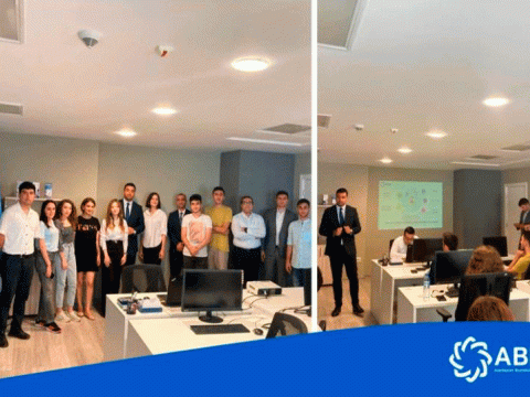 UNEC tələbələri Azərbaycan Beynəlxalq Bankının fəaliyyəti ilə tanış olublar