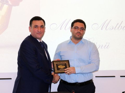 ADNSU-da media nümayəndələri ilə görüş-Milli Mətbuat Günü-FOTO  