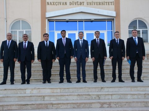 Rəşad Nəbiyev Naxçıvan Dövlət Universitetində olub-FOTO