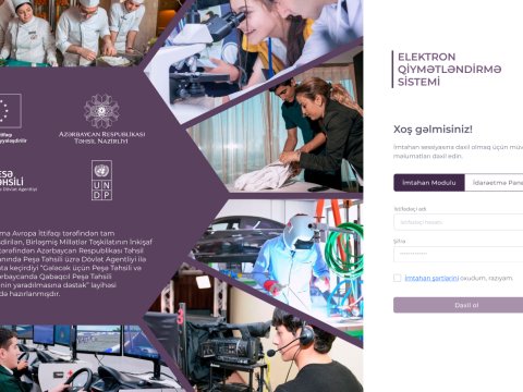 BMTİP Azərbaycanda peşə təhsili üzrə ilk onlayn qiymətləndirmə platformasını təqdim edir  