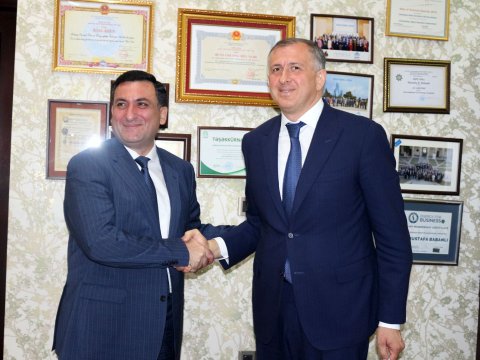 Gürcüstanın Azərbayandakı fövqəladə və səlahiyyətli səfiri ADNSU-da olub