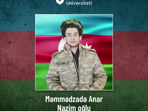 AzTU-nun tələbəsi, şəhid Anar Məmmədzadənin doğum günüdür