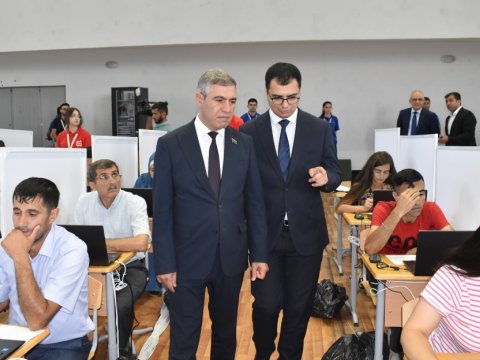 Peşə təhsili müəssisələrində imtahan prosesi izlənilib