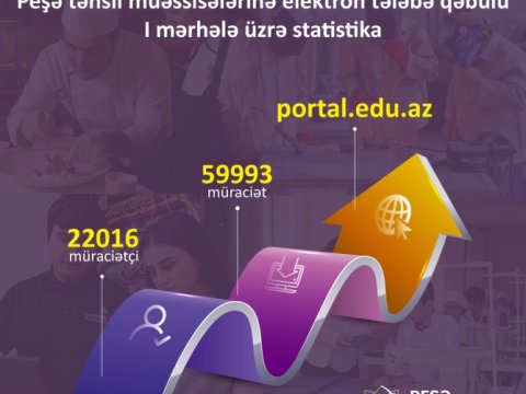 Peşə təhsili almaq istəyənlərin statistikası açıqlanıb