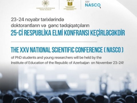Doktorant və gənc tədqiqatçıların nəzərinə: tezislər sentyabrın 25-dək qəbul olunur  