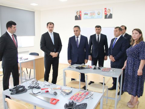 Goranboyda iki məktəb açılışı olub