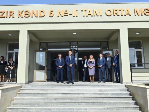 Masazır kənd 6 nömrəli tam orta məktəbin açılışı olub