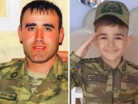 Atasının adını daşıyan şəhid oğlu 1-ci sinfə getdi - FOTO  