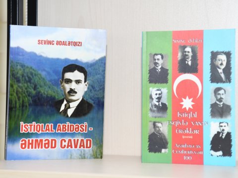 Azİİ e-Kitab Evində “Əhməd Cavad 130” adlı kitab sərgisi keçirilib  