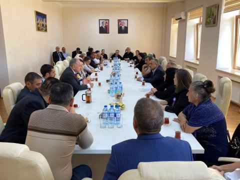 AzTU-da şəhid tələbə və məzunların ailə üzvləri ilə görüş keçirilib