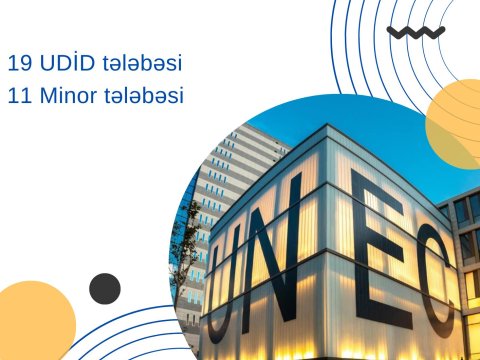 UNEC-də 19 tələbə UDİD, 11 tələbə Minor proqramı üzrə təhsil alır-FOTO