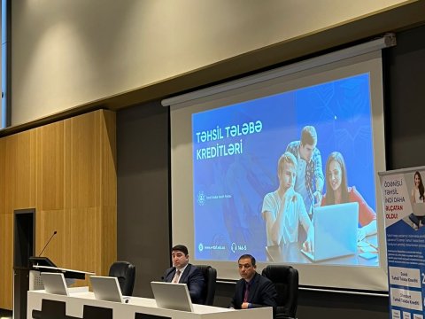 UNEC-də təhsil tələbə kreditlərinin verilməsi ilə bağlı təqdimat keçirilib