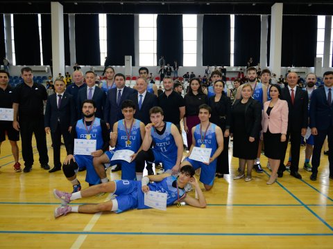 AzTU komandası basketbol üzrə turnirin qalibi olub-FOTO