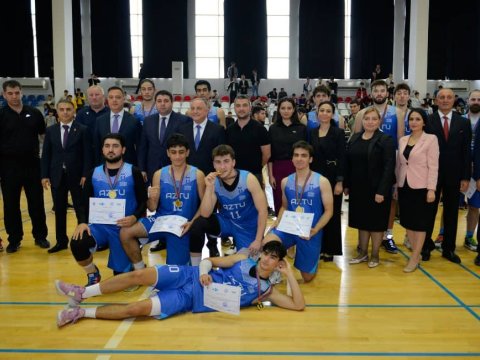 AzTU komandası basketbol üzrə turnirin qalibi olub