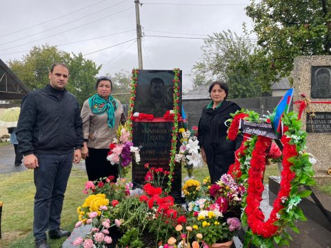 UNEC-in Zaqatala filialının kollektivi şəhid Elvin Məmmədovu anıblar