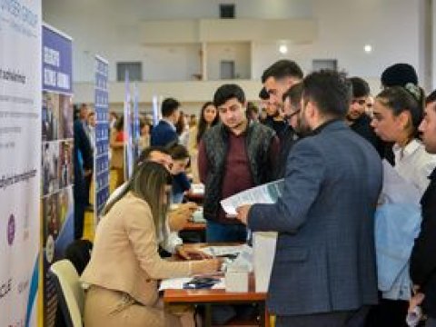 Azərbaycan Texniki Universitetində əmək yarmarkası keçirilib-FOTO