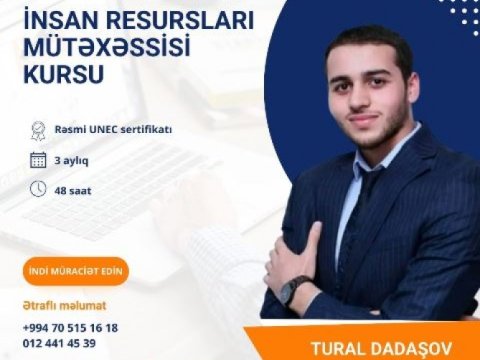 UNEC-də “İnsan resursları mütəxəssisi” kursuna qeydiyyat davam edir   