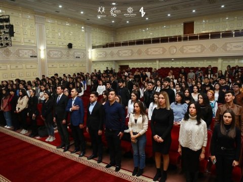 BDU-da Vətən müharibəsi iştirakçıları ilə görüş keçirilib  
