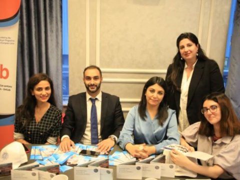 UNEC “Erasmus Village” beynəlxalq sərgisində təmsil olunub