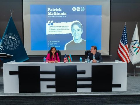 Dünya Bankının maliyyə və özəl kapital üzrə məsləhətçisi UNEC-də mühazirə deyib