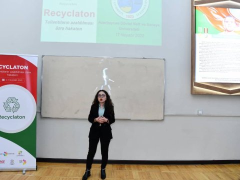 ADNSU-da “Recyclaton” hakatonunun təqdimatı olub