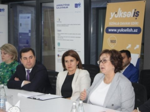 DİM sədri “Yüksəliş” müsabiqəsinin ekspertlər qrupu ilə görüş keçirib