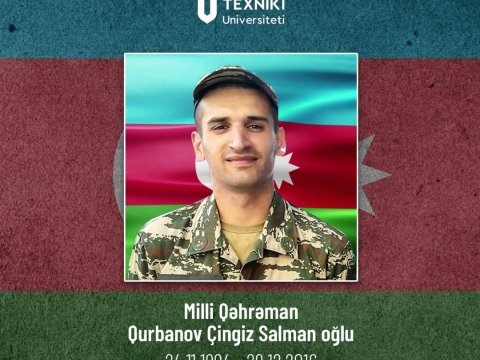 AzTU-nun məzunu olan Milli Qəhrəmanın doğum günüdür