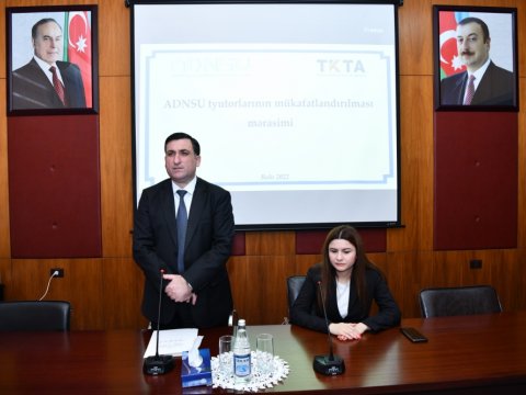 ADNSU-da “Beynəlxalq təcrübədə tyutorluq” təlimini uğurla başa vuran şəxslərə sertifikat verilib  