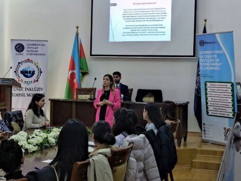 Tələbələr imtahan öncəsi stresin idarə edilməsilə bağlı məlumatlandırılıb