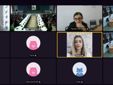 UNEC RİM ilə Həştərxan universiteti arasında gənclər təşkilatlarının dostluq telekörpüsü keçirilib