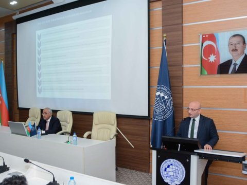 “UNEC 100” İnkişaf Strategiyası üzrə beynəlxalq əməkdaşlığın hesabatı dinlənildi