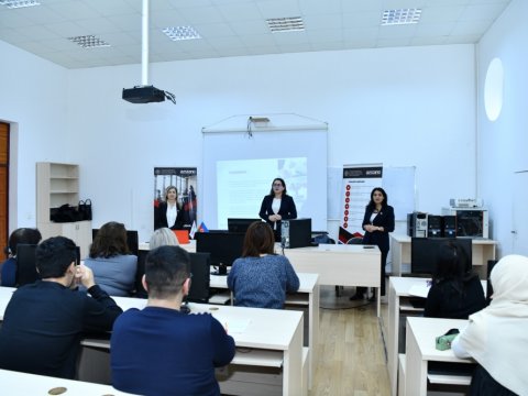ADNSU-da tələbələr milli standartlaşdırma sistemi barədə məlumatlandırılıb
