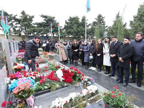 UNEC-in məzunu şəhid Ülvi Hacıyevin şəhadətinin 2 ili tamam oldu-FOTOLAR