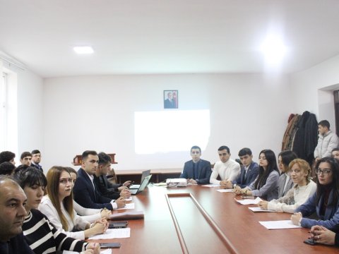  Tələbə Elmi Cəmiyyətinin növbəti konfransı keçirilib-FOTO 