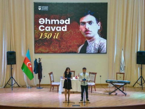 AzTU-da Əhməd Cavadın 130 illik yubileyi qeyd olunub
