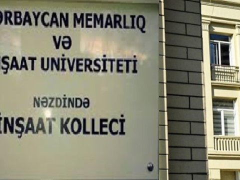 AzMİU-nun İnşaat Kollecində xüsusi auditoriya yaradılacaq
