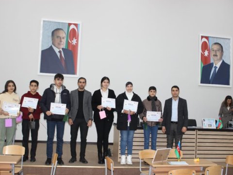 Bölgə məktəbliləri arasında “Nə? Harada? Nə zaman?” intellektual oyunu-FOTOLAR