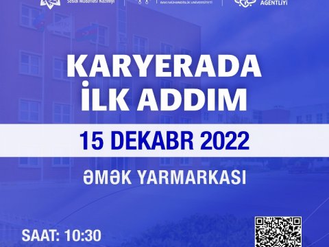 BMU və Dövlət Məşğulluq Agentliyinin birgə təşkilatçılığı ilə əmək yarmarkası keçiriləcək  
