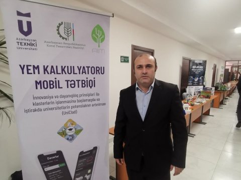 AzTU müəlliminin hazırladığı mobil tətbiq “Aqrar Startaplar Forumu”nda nümayiş olunub
