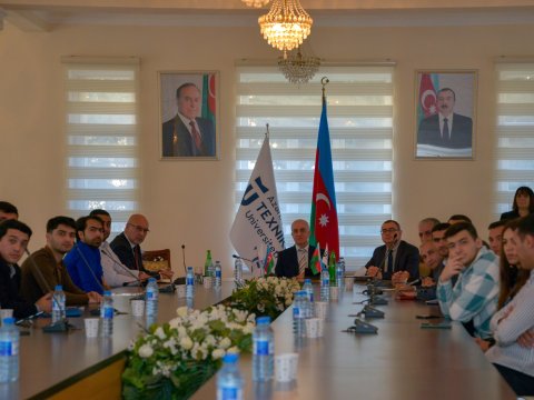 İsrailin İntellektual Nəqliyyat Tədqiqatları Mərkəzinin komitə rəhbəri AzTU-da olub